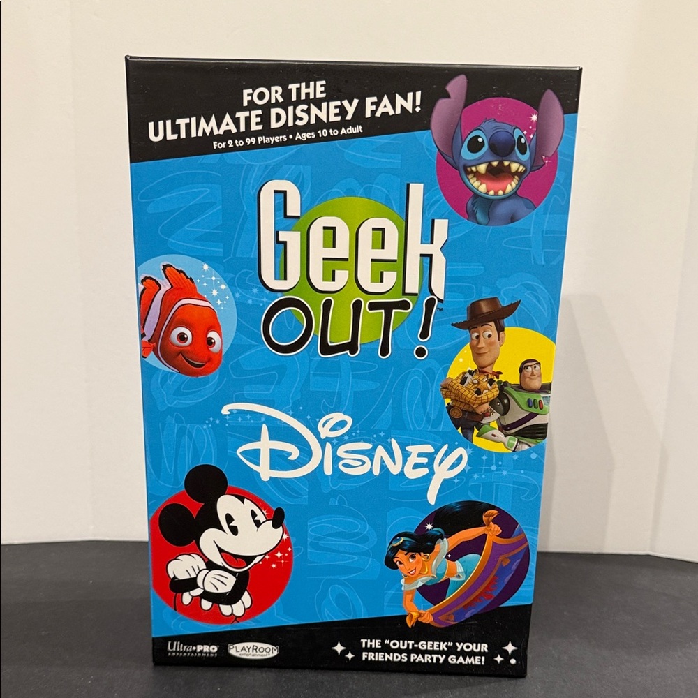 Disney Geek Out Trivia Game- complete